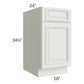 RTA Wellfleet Linen 18" Base Cabinet