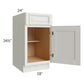 RTA Wellfleet Linen 18" Base Cabinet