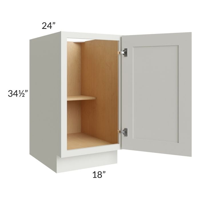 RTA Wellfleet Linen 18" Full Height Door Base Cabinet