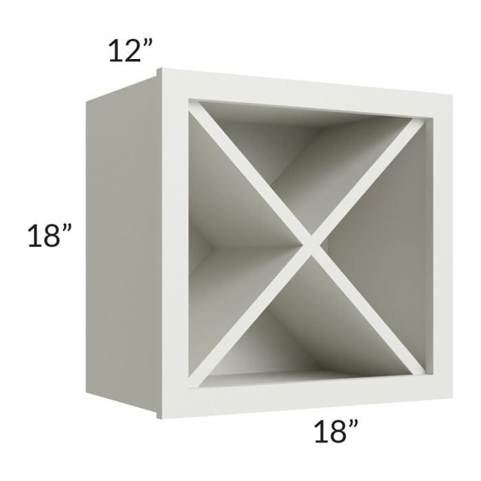 RTA Wellfleet Linen 18" x 18" Wine Cabinet