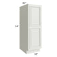 RTA Wellfleet Linen 18" x 54" Pantry Base Cabinet