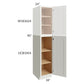 RTA Wellfleet Linen 18" x 54" Pantry Base Cabinet
