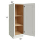 RTA Wellfleet Linen 18" x 54" Pantry Base Cabinet