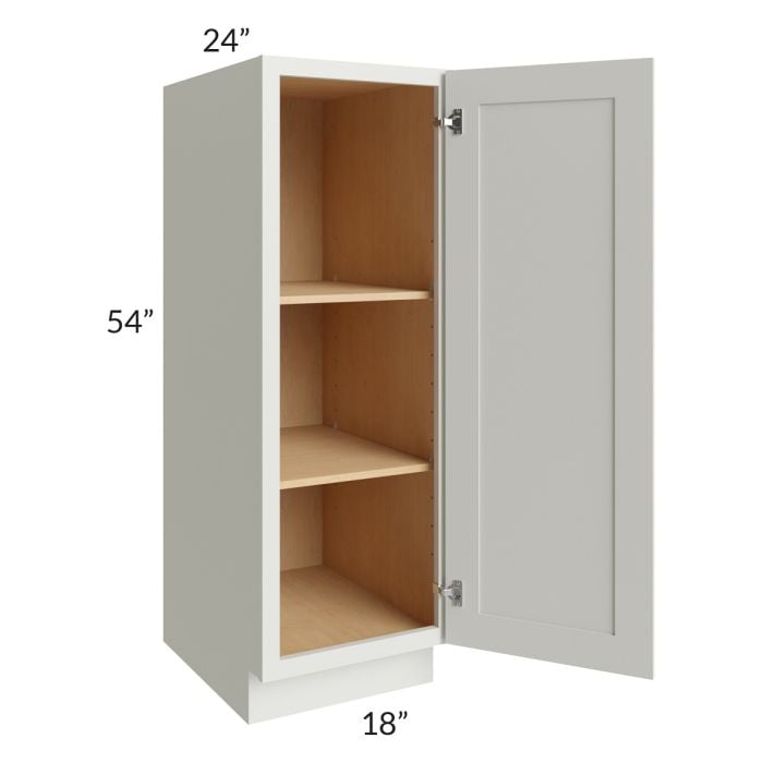 RTA Wellfleet Linen 18" x 54" Pantry Base Cabinet