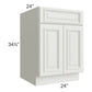RTA Wellfleet Linen 24" Base Cabinet