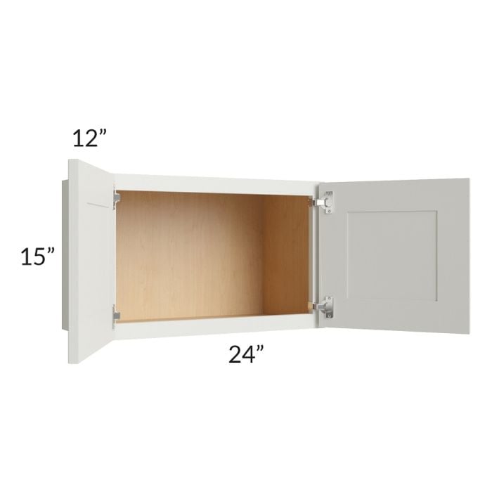 RTA Wellfleet Linen 24" x 15" Wall Cabinet