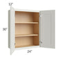 RTA Wellfleet Linen 24" x 30" Wall Cabinet