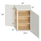 RTA Wellfleet Linen 24" x 30" Wall End Angle Cabinet