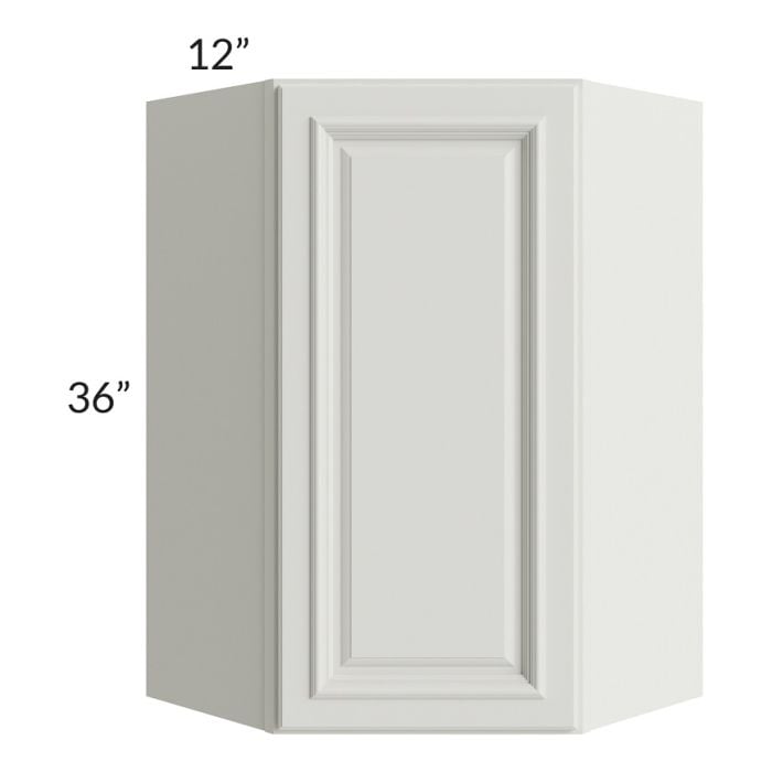 RTA Wellfleet Linen 24" x 36" Wall Diagonal Corner Cabinet