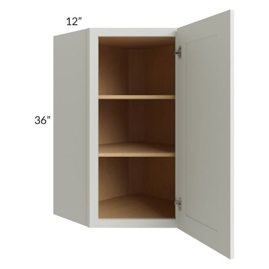 RTA Wellfleet Linen 24" x 36" Wall Diagonal Corner Cabinet