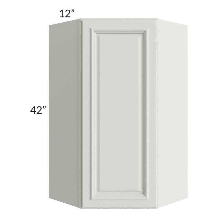 RTA Wellfleet Linen 24" x 42" Wall Diagonal Corner Cabinet