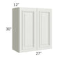 RTA Wellfleet Linen 27" x 30" Wall Cabinet
