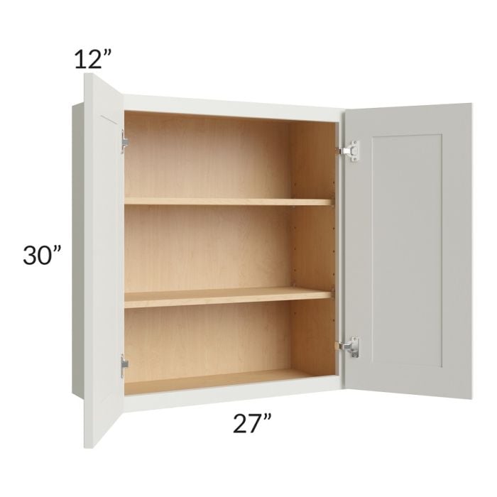 RTA Wellfleet Linen 27" x 30" Wall Cabinet