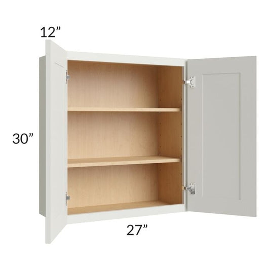 RTA Wellfleet Linen 27" x 30" Wall Cabinet