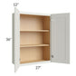 RTA Wellfleet Linen 27" x 36" Wall Cabinet