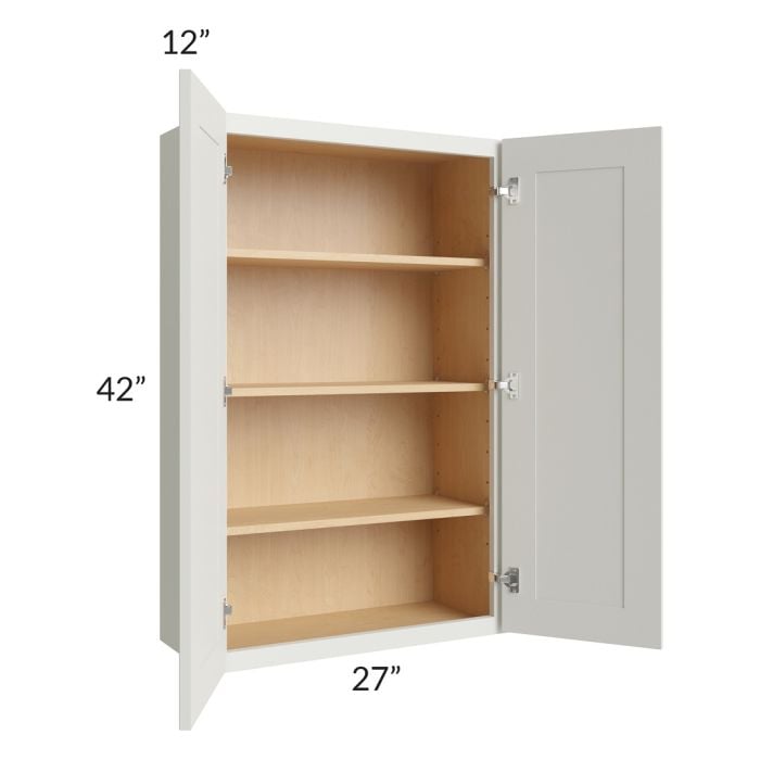 RTA Wellfleet Linen 27" x 42" Wall Cabinet