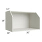 RTA Wellfleet Linen 30" x 18" Microwave Wall Cabinet