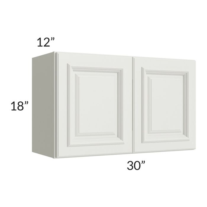 RTA Wellfleet Linen 30" x 18" Wall Cabinet