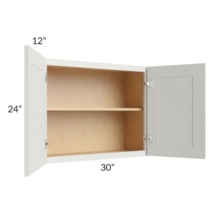 RTA Wellfleet Linen 30" x 24" Wall Cabinet