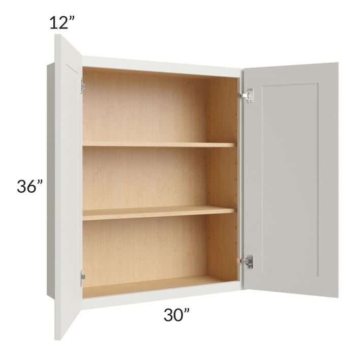 RTA Wellfleet Linen 30" x 36" Wall Cabinet