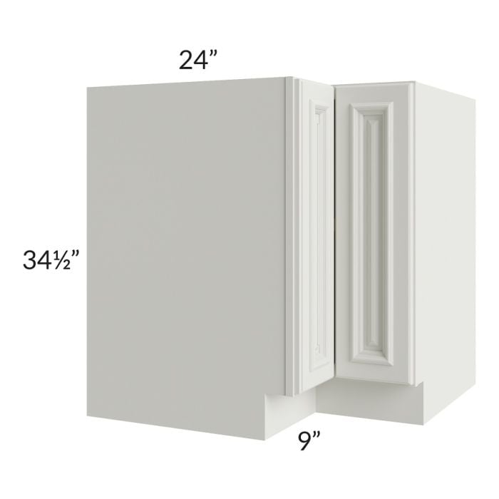 RTA Wellfleet Linen 33" Easy Reach Corner Base Cabinet
