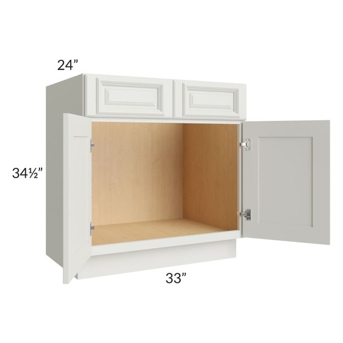 RTA Wellfleet Linen 33" Sink Base Cabinet