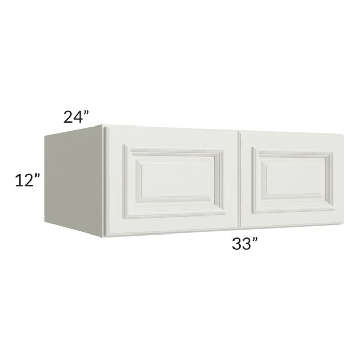 RTA Wellfleet Linen 33" x 12" x 24" Wall Cabinet