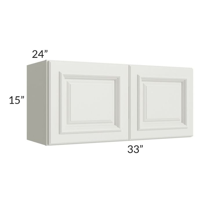 RTA Wellfleet Linen 33" x 15" x 24" Wall Cabinet