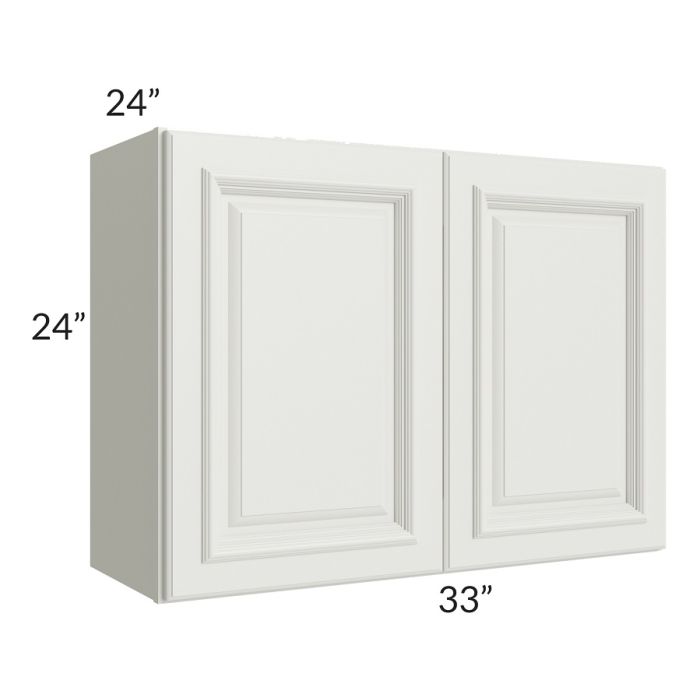 RTA Wellfleet Linen 33" x 24" x 24" Wall Cabinet