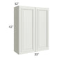 RTA Wellfleet Linen 33" x 42" Wall Cabinet