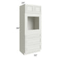 RTA Wellfleet Linen 33" x 84" Oven Cabinet