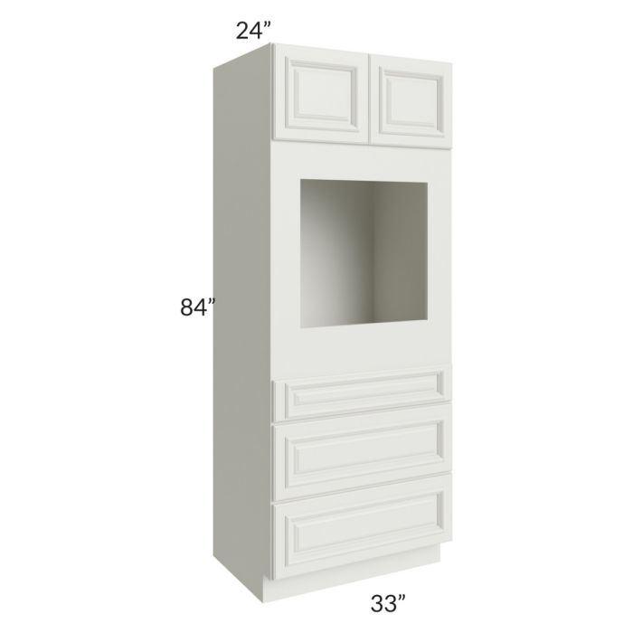 RTA Wellfleet Linen 33" x 84" Oven Cabinet