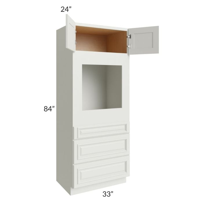 RTA Wellfleet Linen 33" x 84" Oven Cabinet
