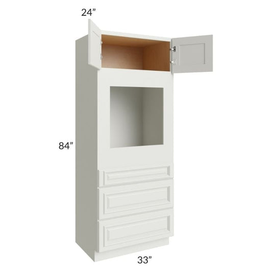 RTA Wellfleet Linen 33" x 84" Oven Cabinet