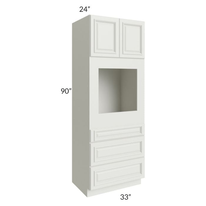 RTA Wellfleet Linen 33" x 90" Oven Cabinet