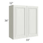 RTA Wellfleet Linen 33x36 Wall Cabinet