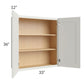 RTA Wellfleet Linen 33x36 Wall Cabinet