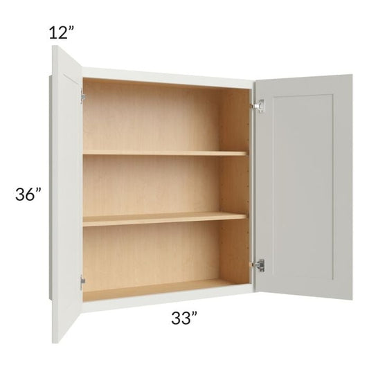 RTA Wellfleet Linen 33x36 Wall Cabinet