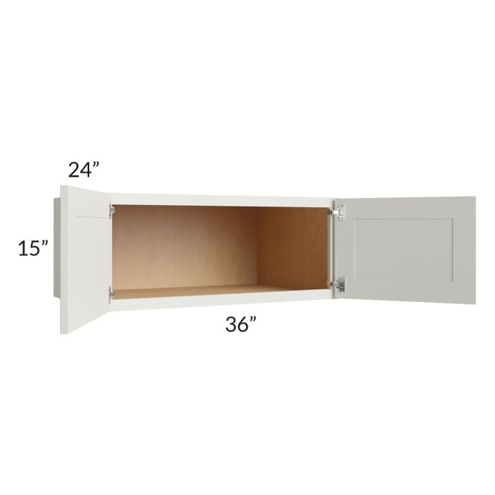 RTA Wellfleet Linen 36" x 15" x 24" Wall Cabinet