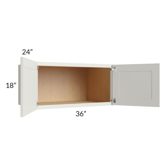 RTA Wellfleet Linen 36" x 18" x 24" Wall Cabinet