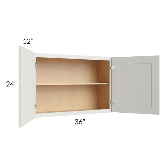RTA Wellfleet Linen 36" x 24" Wall Cabinet