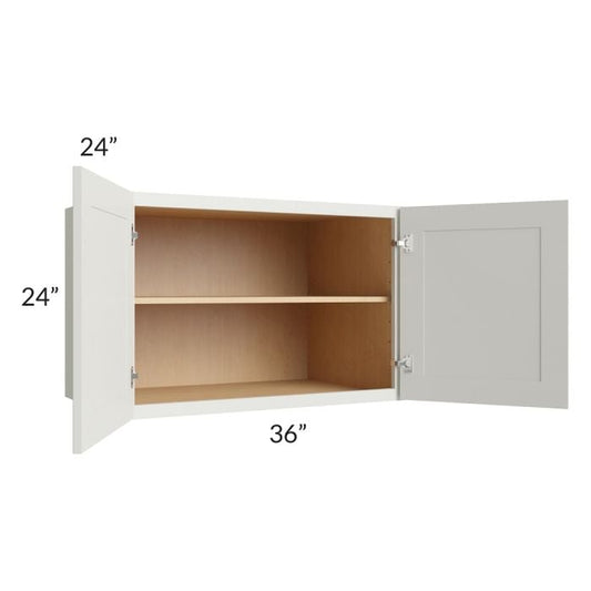 RTA Wellfleet Linen 36" x 24" x 24" Wall Cabinet