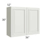 RTA Wellfleet Linen 36" x 30" Wall Cabinet