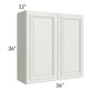 RTA Wellfleet Linen 36" x 36" Wall Cabinet