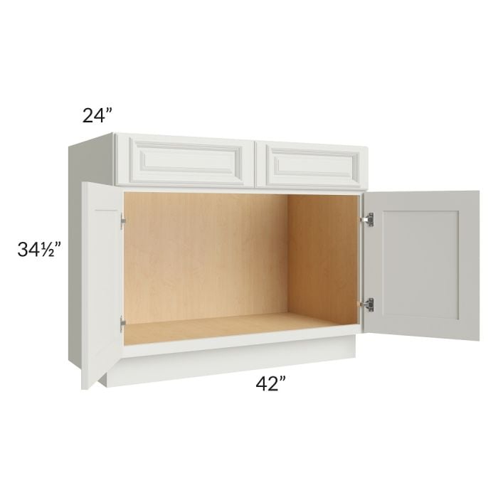 RTA Wellfleet Linen 42" Sink Base Cabinet