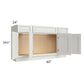 RTA Wellfleet Linen 60" Sink Base Cabinet