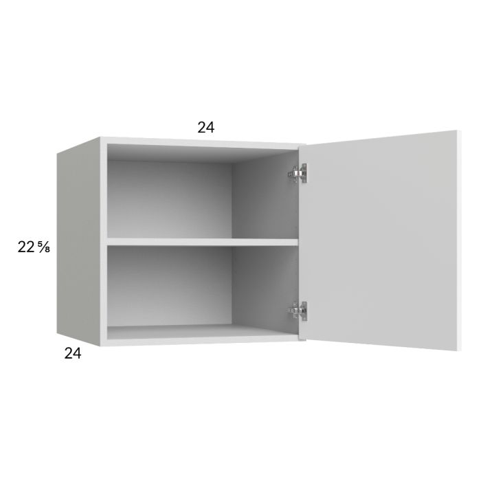 RTA arbor White 24" x 22-5/8" x 24" Wall Cabinet with 1 Door