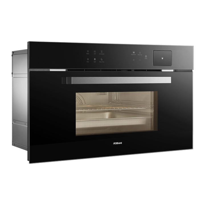 Robam 30" Black Built-In Combi Steam Oven With 13 Different Cooking Modes