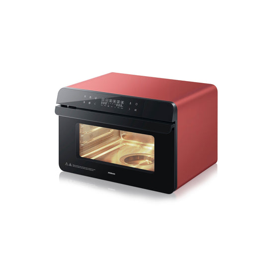 Robam R-Box 20-in-1 Garnet Red Combi Steam Oven With External Water Tank and LED Display