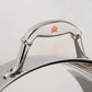 Ruffoni Symphoria Prima 10" 5-Quart Hammered Clad Stainless Steel Braiser With Riveted Stainless Steel Lid and Handle Inlaid With Signature Copper Coin